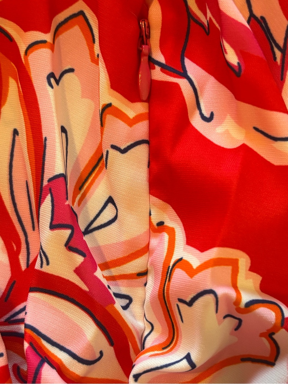 fate by LFD Pink & Orange Floral Maxi Long-Sleeve Romper Sz S. NWT. Flaw on leg - Picture 9 of 12